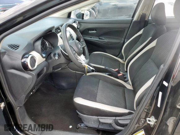 2021 Nissan Versa SV with VIN 3N1CN8EVXML859612, listed as a Copart auction lot 58491295 with 86,335 mi miles and Salvage title. Bid and sale history available at DreamBid. Image 7.