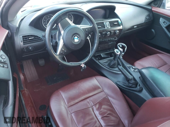 2010 BMW 6 Series 650i with VIN WBAEA5C56ACV85218, listed as a Copart auction lot 82591834 with 144,614 mi miles and Salvage Title. Bid and sale history available at carsss.com. Image 8.