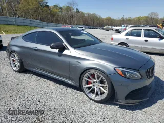 2017 Mercedes-Benz C 63 S AMG with VIN WDDWJ8HB0HF504414, listed as a Copart auction lot 50409255 with Not Provided miles and Salvage Title. Bid and sale history available at carsss.com. Image 4.