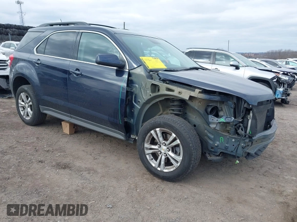 2015 Chevrolet Equinox LT with VIN 2GNFLGEK3F6345261, listed as a IAAI auction lot 41617476 with 107,822 mi miles. Bid and sale history available at carsss.com. Image 1.