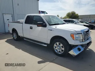2010 Ford F-150 XL with VIN 1FTFX1CV6AFD04872, listed as a Copart auction lot 53156965 with 194,970 mi miles and Salvage Title. Bid and sale history available at carsss.com. Image 4.
