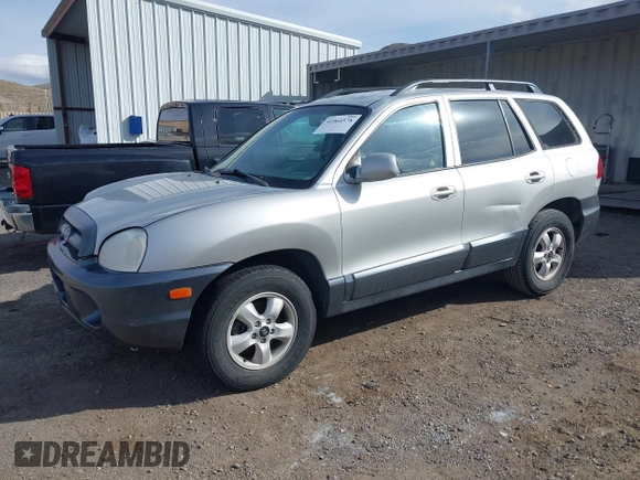 2005 Hyundai Santa Fe GLS with VIN KM8SC73D85U924785, listed as a IAAI auction lot 41964578 with 172,898 mi miles. Bid and sale history available at carsss.com. Image 2.