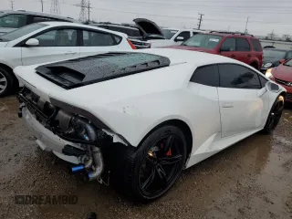 2017 Lamborghini Huracan z VIN ZHWUC2ZF5HLA08238, wystawiony jako Copart lot #80976764 z przebiegiem 28 932 mil mil oraz Szkoda całkowita • Salvage title. Historia ofert i sprzedaży dostępna na DreamBid. Obrazek 3.