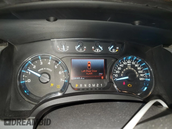 2011 Ford F-150 XLT with VIN 1FTFW1ET3BKE02555, listed as a Copart auction lot 51791675 with 206,065 mi miles and Salvage Title. Bid and sale history available at carsss.com. Image 9.