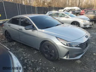 2021 Hyundai Elantra SEL with VIN 5NPLN4AGXMH022890, listed as a Copart auction lot 87130624 with 32,436 mi miles and Salvage Title. Bid and sale history available at carsss.com. Image 4.