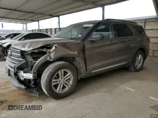 2021 Ford Explorer XLT z VIN 1FMSK7DHXMGB31523, wystawiony jako Copart lot #52824385 z przebiegiem 59 236 mil mil oraz Szkoda całkowita • Salvage title. Historia ofert i sprzedaży dostępna na DreamBid. Obrazek 1.