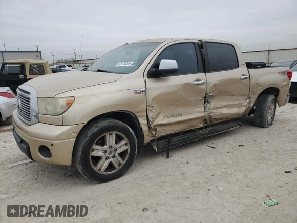 2010 Toyota Tundra Limited z VIN 5TFHW5F14AX095802, wystawiony jako Copart lot #42676385 z przebiegiem Nie podano mil oraz Szkoda całkowita • Salvage title. Historia ofert i sprzedaży dostępna na DreamBid. Obrazek 1.