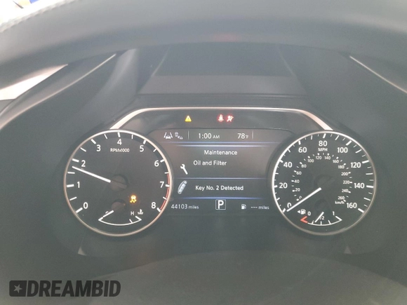 2022 Nissan Murano S with VIN 5N1AZ2AJ6NC124823, listed as a Copart auction lot 70787004 with 44,103 mi miles and Salvage Title. Bid and sale history available at DreamBid. Image 9.