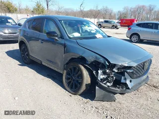 2023 Mazda CX-5 2.5 S Preferred Package with VIN JM3KFBCM5P0102946, listed as a IAAI auction lot 41827857 with 1 mi miles. Bid and sale history available at carsss.com. Image 1.