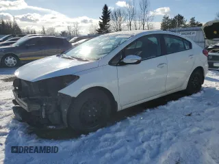 2015 Kia Forte LX with VIN KNAFX4A64F5405545, listed as a Copart auction lot 87821285 with 163,130 mi miles and Salvage Title. Bid and sale history available at DreamBid. Image 1.