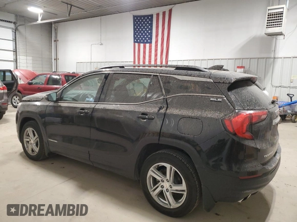 2018 GMC Terrain SLE with VIN 3GKALTEXXJL246257, listed as a Copart auction lot 48801545 with 126,531 mi miles and Salvage Title. Bid and sale history available at carsss.com. Image 2.