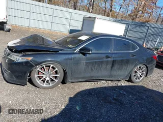 2015 Acura TLX Technology with VIN 19UUB3F58FA006696, listed as a IAAI auction lot 41697207 with 114,725 mi miles and . Bid and sale history available at DreamBid. Image 14.