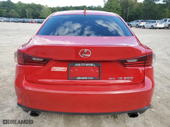 2016 Lexus IS 300 with VIN JTHCM1D25G5001420, listed as a Copart auction lot 70980404 with 140,835 mi miles and Salvage Title. Bid and sale history available at carsss.com. Image 6.