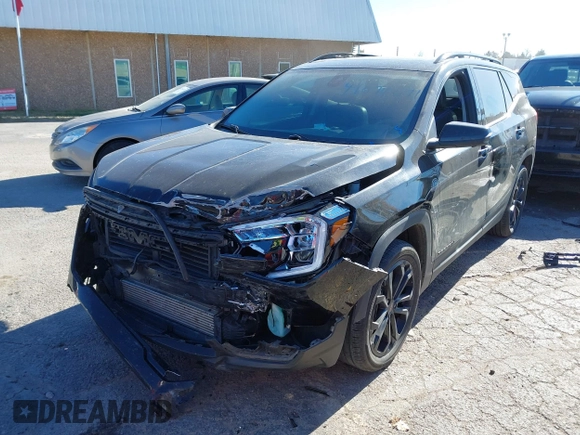 2022 GMC Terrain SLT with VIN 3GKALPEV2NL239122, listed as a IAAI auction lot 41074071 with 36,920 mi miles. Bid and sale history available at carsss.com. Image 18.