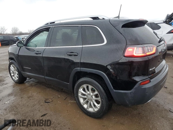 2019 Jeep Cherokee Latitude with VIN 1C4PJMCX1KD189622, listed as a Copart auction lot 47774635 with 37,055 mi miles and Salvage title. Bid and sale history available at DreamBid. Image 2.