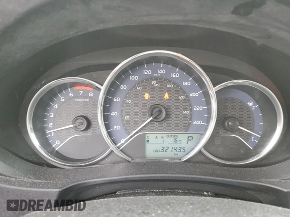 2016 Toyota Corolla L z VIN 2T1BURHE1GC661893, wystawiony jako Copart lot #55486695 z przebiegiem 321 435 mil mil oraz Szkoda całkowita • Salvage title. Historia ofert i sprzedaży dostępna na DreamBid. Obrazek 9.