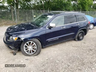2014 Jeep Grand Cherokee Limited with VIN 1C4RJFBG4EC355034, listed as a Copart auction lot 60977425 with 102,852 mi miles and Salvage title. Bid and sale history available at DreamBid. Image 1.