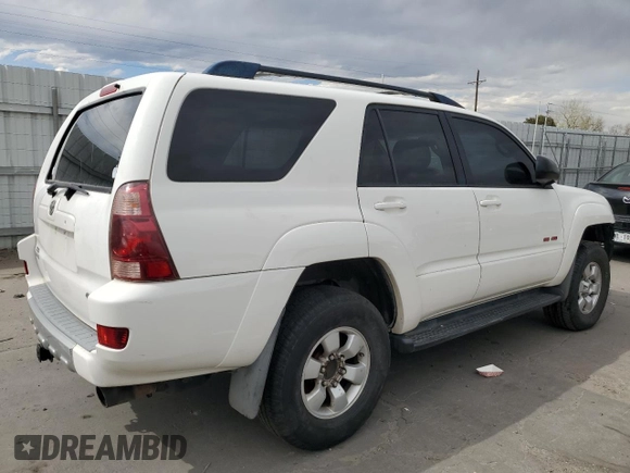 2004 Toyota 4Runner SR5 with VIN JTEBU14R340025309, listed as a Copart auction lot 53566625 with 210,629 mi miles and Clean title. Bid and sale history available at DreamBid. Image 3.