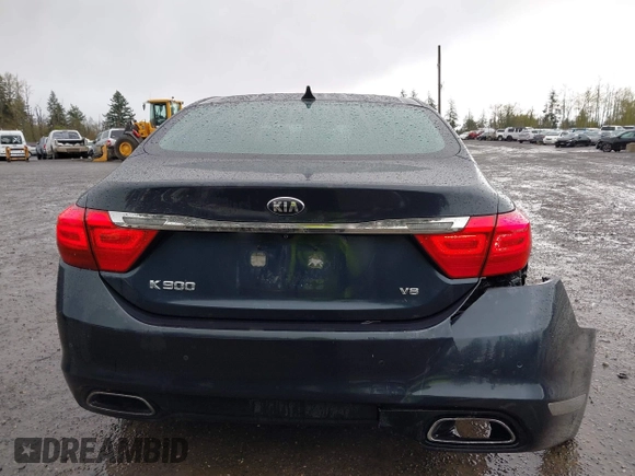 2015 Kia K900 Luxury with VIN KNALW4D42F6022892, listed as a IAAI auction lot 41965389 with 46,294 mi miles. Bid and sale history available at carsss.com. Image 16.