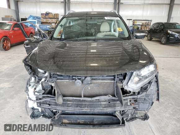 2015 Nissan Rogue SV with VIN 5N1AT2MT1FC774630, listed as a Copart auction lot 51665575 with 0 mi miles and Salvage Title. Bid and sale history available at carsss.com. Image 5.