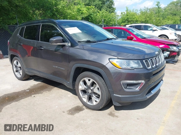 2020 Jeep Compass Limited with VIN 3C4NJCCBXLT114497, listed as a IAAI auction lot 42255213 with 126,059 mi miles and . Bid and sale history available at DreamBid. Image 1.