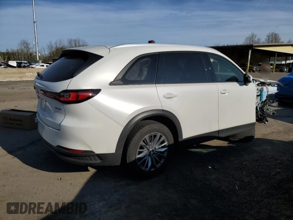 2024 Mazda CX-90 Preferred with VIN JM3KKBHD3R1175038, listed as a Copart auction lot 53909625 with 7,140 mi miles and Salvage title. Bid and sale history available at DreamBid. Image 3.