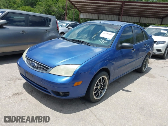 2005 Ford Focus S with VIN 1FAFP34N65W158687, listed as a IAAI auction lot 42706418 with Not provided miles and . Bid and sale history available at DreamBid. Image 2.