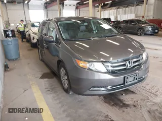 2016 Honda Odyssey EX-L z VIN 5FNRL5H61GB035355, wystawiony jako IAAI lot #42119822 z przebiegiem 129 640 mil mil oraz . Historia ofert i sprzedaży dostępna na DreamBid. Obrazek 1.
