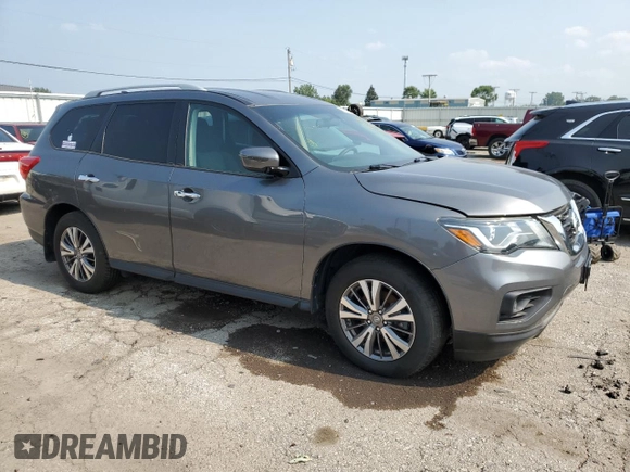 2019 Nissan Pathfinder S with VIN 5N1DR2MMXKC633330, listed as a Copart auction lot 64397035 with 190,196 mi miles and Clean title. Bid and sale history available at DreamBid. Image 4.