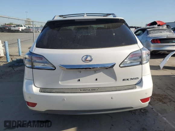 2011 Lexus RX 350 with VIN 2T2BK1BA9BC107888, listed as a Copart auction lot 52428115 with 116,006 mi miles and Salvage title. Bid and sale history available at DreamBid. Image 6.