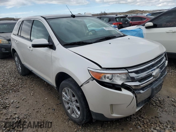 2014 Ford Edge SEL with VIN 2FMDK3JC8EBA62575, listed as a Copart auction lot 47943265 with 125,195 mi miles and Salvage Title. Bid and sale history available at carsss.com. Image 4.