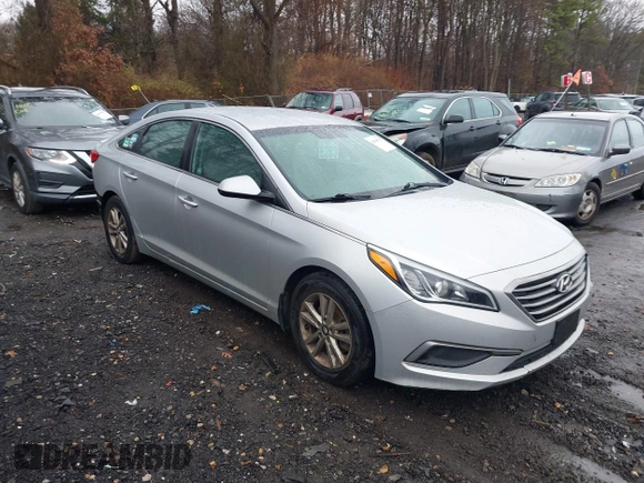 2017 Hyundai Sonata 2.4L with VIN 5NPE24AF0HH586420, listed as a IAAI auction lot 41138272 with 105,590 mi miles and . Bid and sale history available at DreamBid. Image 1.