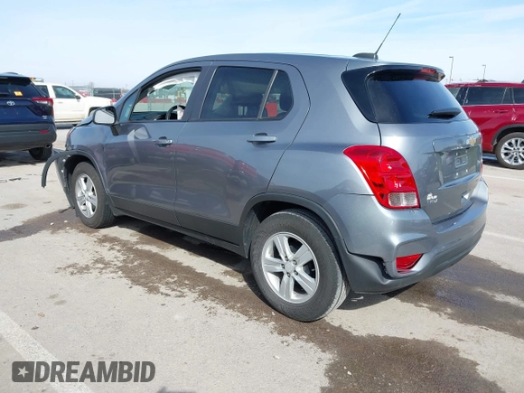 2020 Chevrolet Trax LS with VIN 3GNCJKSBXLL230292, listed as a IAAI auction lot 41852444 with 109,971 mi miles and . Bid and sale history available at carsss.com. Image 3.