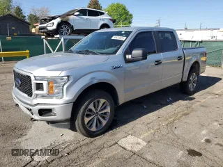 2018 Ford F-150 XL with VIN 1FTEW1EP8JKC70518, listed as a Copart auction lot 55652625 with 111,093 mi miles and Salvage title. Bid and sale history available at DreamBid. Image 1.