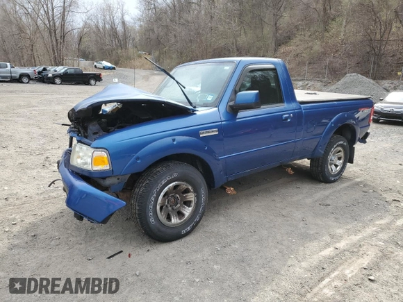 2007 Ford Ranger XL with VIN 1FTYR11E57PA56901, listed as a Copart auction lot 53046805 with 0 mi miles and Salvage Title. Bid and sale history available at carsss.com. Image 1.