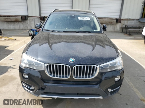 2015 BMW X3 xDrive28i with VIN 5UXWX9C52F0D56896, listed as a Copart auction lot 53823745 with 158,101 mi miles and Clean Title. Bid and sale history available at DreamBid. Image 5.
