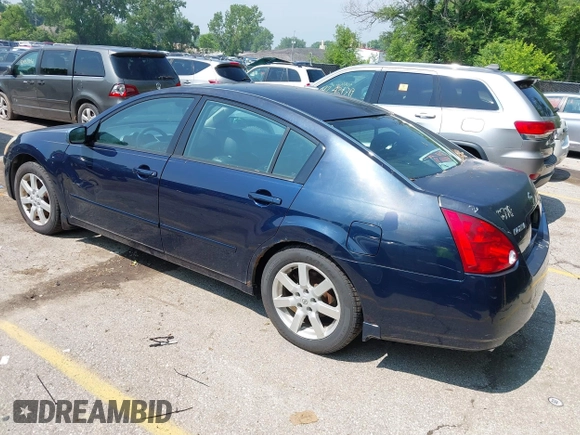 2004 Nissan Maxima SE with VIN 1N4BA41E04C903587, listed as a IAAI auction lot 42433154 with 213,535 mi miles and . Bid and sale history available at DreamBid. Image 3.