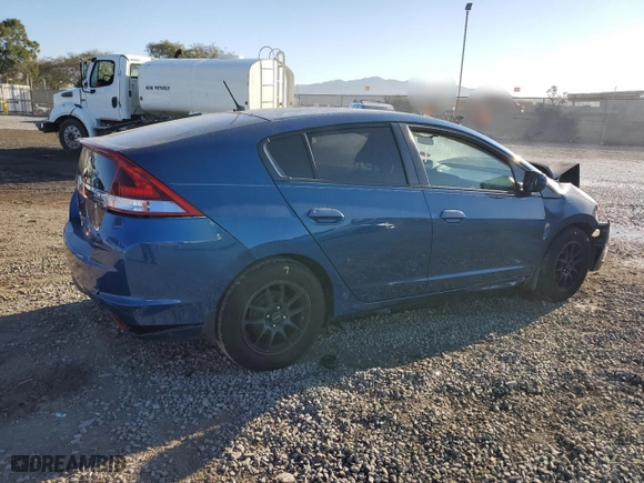 2012 Honda Insight with VIN JHMZE2H36CS001860, listed as a Copart auction lot 46548215 with 132,900 mi miles and Salvage Title. Bid and sale history available at carsss.com. Image 3.