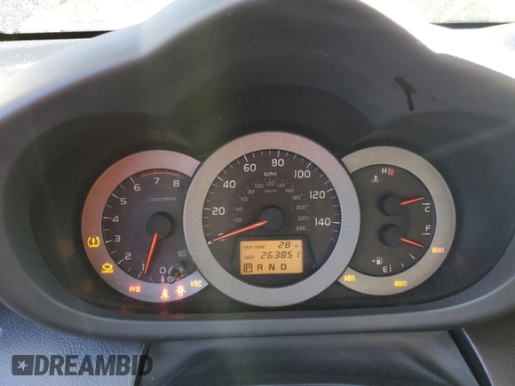 2008 Toyota RAV4 Sport with VIN JTMBK32V986047663, listed as a Copart auction lot 83784084 with 263,851 mi miles and Clean Title. Bid and sale history available at carsss.com. Image 9.