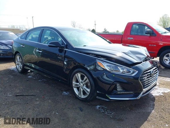 2018 Hyundai Sonata SEL with VIN 5NPE34AF1JH643730, listed as a IAAI auction lot 42087230 with 103,804 mi miles and . Bid and sale history available at carsss.com. Image 1.