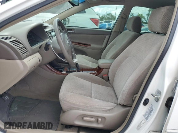 2003 Toyota Camry LE with VIN 4T1BE32K03U237235, listed as a Copart auction lot 55101425 with 114,830 mi miles and Salvage Title. Bid and sale history available at DreamBid. Image 7.
