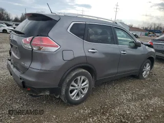 2016 Nissan Rogue SV with VIN KNMAT2MV3GP612157, listed as a Copart auction lot 49903025 with 0 mi miles and Salvage Title. Bid and sale history available at carsss.com. Image 3.