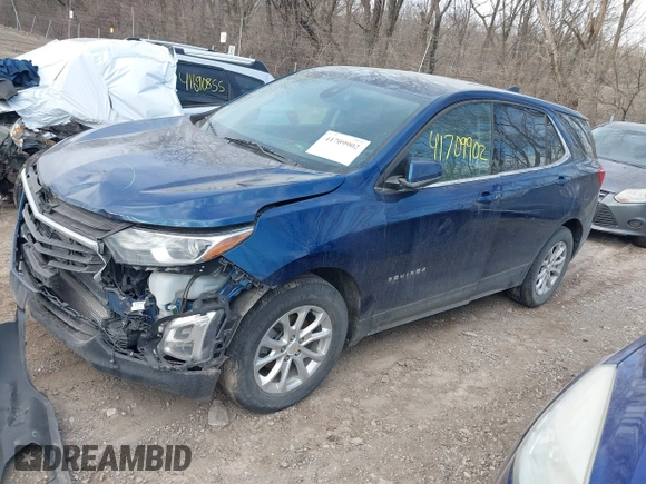 2020 Chevrolet Equinox LT z VIN 2GNAXKEV3L6109751, wystawiony jako IAAI lot #41709902 z przebiegiem 129 468 mil mil oraz . Historia ofert i sprzedaży dostępna na DreamBid. Obrazek 17.