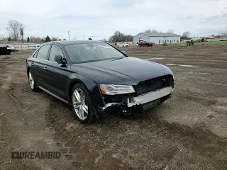 2017 Audi A8 L with VIN WAU44AFD5HN007950, listed as a Copart auction lot 51775815 with 95,633 mi miles and Salvage Title. Bid and sale history available at carsss.com. Image 11.