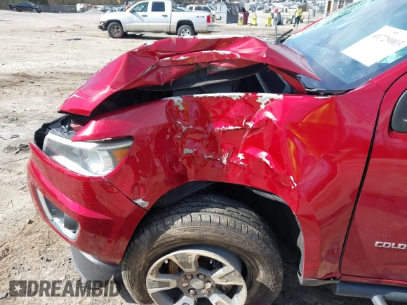 2016 Chevrolet Colorado 2WD Z71 z VIN 1GCGSDE30G1361834, wystawiony jako IAAI lot #41729003 z przebiegiem Nie podano mil oraz . Historia ofert i sprzedaży dostępna na DreamBid. Obrazek 6.