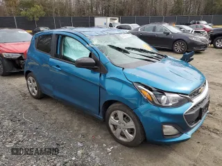 2020 Chevrolet Spark LS with VIN KL8CB6SA4LC404267, listed as a Copart auction lot 44108435 with Not Provided miles and Salvage Title. Bid and sale history available at DreamBid. Image 4.