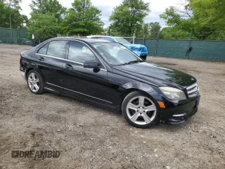 2011 Mercedes-Benz C 300 Sport with VIN WDDGF8BB0BR137356, listed as a Copart auction lot 55791515 with 200,119 mi miles and Salvage title. Bid and sale history available at DreamBid. Image 4.