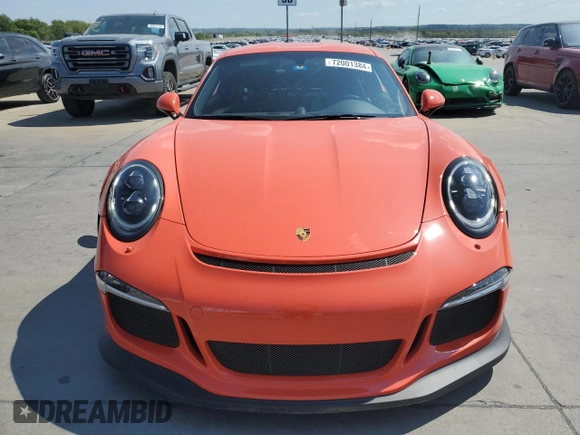 2016 Porsche 911 GT3 RS with VIN WP0AF2A94GS187186, listed as a Copart auction lot 72001384 with 32,531 mi miles and Salvage Title. Bid and sale history available at carsss.com. Image 5.