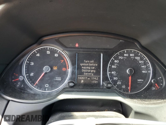 2013 Audi Q5 Premium with VIN WA1CFAFP7DA037028, listed as a Copart auction lot 57075835 with 142,617 mi miles and Salvage title. Bid and sale history available at DreamBid. Image 9.