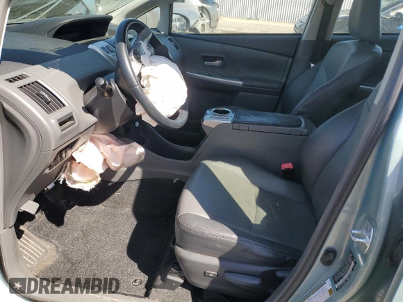 2013 Toyota Prius Two with VIN JTDZN3EU7D3276878, listed as a Copart auction lot 52577825 with Not Provided miles and Salvage Title. Bid and sale history available at DreamBid. Image 7.